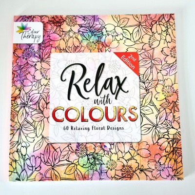 Floral Edition colouring book for adults